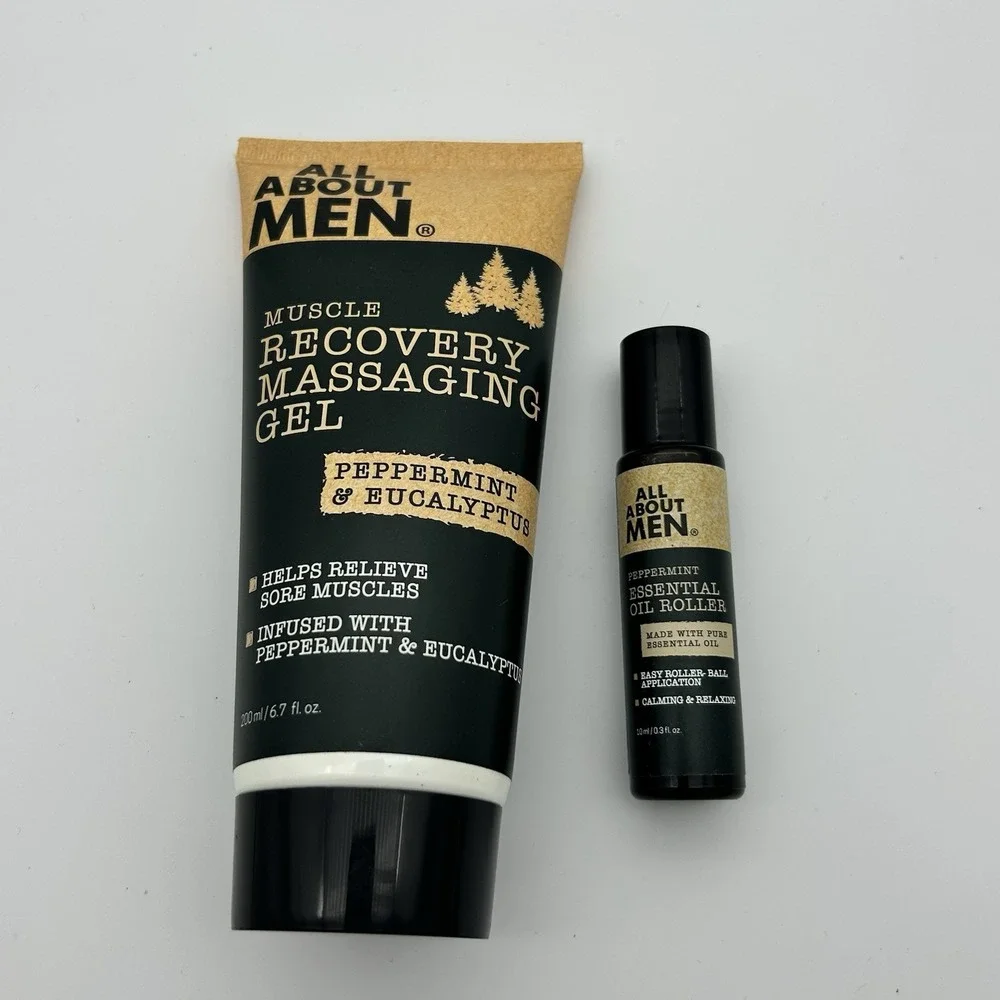All About Men Muscle recovery‎ massaging gel &essential oil roller